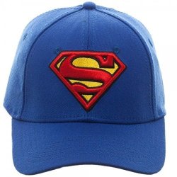 Baseball Cap - Superman - Royal Flex Cap New Hat Licensed BX3N17SPM