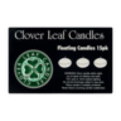Clover Floating Candles 15 Pack