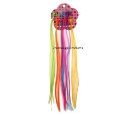 1 X Pack Of Colour Hair Extensions 30CM Card Of 6 With Clip