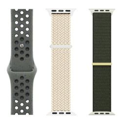 3-PACK Watch Bands Straps For Apple Watch Fits: 38 40 41MM