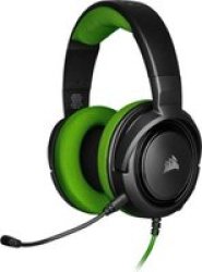 HS35 Headset Head-band Black Green 20 - 20000 Hz 50MM 113DB 32 Ohms -40DB 1.1M Green