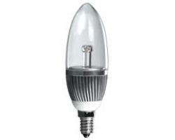 220V 3W E14 LED Candle Globe-cool White- No Additional Shipping Fee