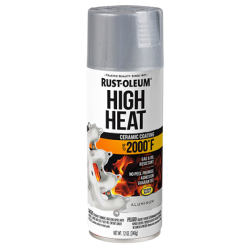 Automotive High Heat Spray Flat Aluminum 340G