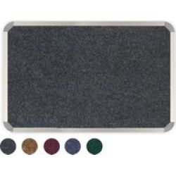 Parrot Carpet Bulletin Board With Aluminium 1500mm X 900mm Frame in Palm Green