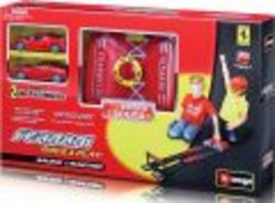 Bburago Ferrari Race & Play Launcher And Track Set With 2 Cars 1:43