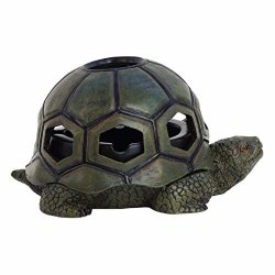 FUNNYTODAY365 Ashtray With Lid Ccoqus Creative Turtle Ash Tray Cute Resin Ash Holder For Indoor Outdoor Home Office And Car