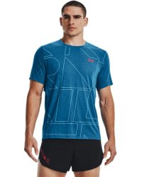 Men's Ua Breeze 2.0 Trail Running T-Shirt - Cruise Blue LG