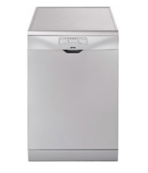 Smeg 60cm Dishwasher Lvs65sa Silver white - Silver