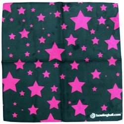 Bowlingball.com Suede Microfiber Towel - Pink Stars