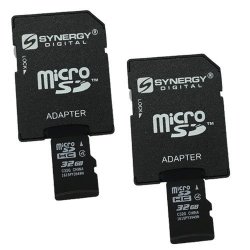 Nokia 6300 Cell Phone Memory Card 2 X 32GB Microsdhc Memory Card With Sd Adapter 2 Pack