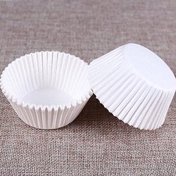 100pcs Muffin Cupcake Paper Cups Birthday Mini Liner Disposable Baking Cups  Rainbow Cupcake Wrappers Nonstick Cases Molds Party