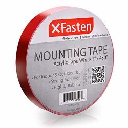 XFasten Double Sided Tape Removable, 1.5-Inch by 15-Yards (Pack of 3)