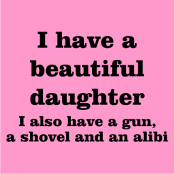 I Have A Beautiful Daughter Hoodie Female Light-pink