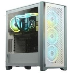 - 4000D Airflow Tempered Glass Mid-tower Atx Case - White