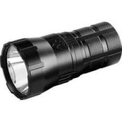 RT90 Rechargeable Flashlight 4800 Lumens 1308M Throw Black