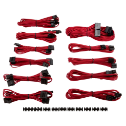 Corsair Premium Individually Sleeved Psu Cable Kit Pro Package Type 4 Generation 3 - Red
