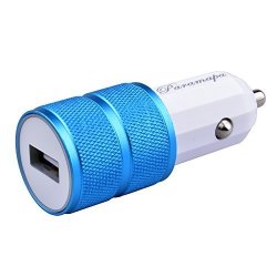 Paramapa Quick Charge 3.0 Car Charger For Iphone X 8 7 7 Plus 6S 6S Plus Ipad Pro Air 2 MINI 3 MINI 4 Samsung S4 S5 And More Blue