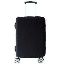Hojax Spandex Luggage Covers Protector Fits 26-28 Inch Luggage Black
