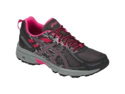 Asics Size 3 Gel-Venture 6 Trail Running Shoes in Grey & Pink