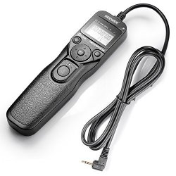Neewer Lcd Timer Shutter Release Remote Control Cord RS-60E3 For Canon Pentax Hasselblad Contax Samsung Fits Canon Eos 60D 300D 350D 400D 450D 1000D