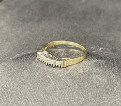 9CT Yellow Gold 2.2 Grams Engagement Ring
