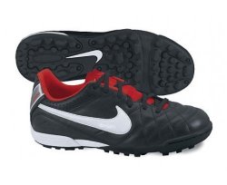 Nike Junior Tiempo Natural Iv Astro Turf Football Boots - 1.5 - Black