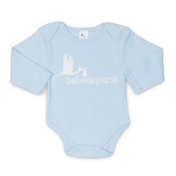Bebedeparis Colour Baby Body Suit in Blue