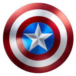 Marvel Captain America Legends Series 75th Anniversary Metal Shield