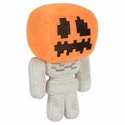Jinx Minecraft Happy Explorer Pumpkin Head Skeleton Plush Stuffed