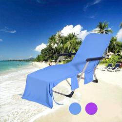 Beach Lounger Towel Bag - Blue