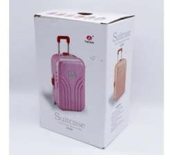 Pink Silver Travel Suitcase For Kids Doll Accessories