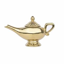 Disney Aladdin Genie Lamp Ceramic Teapot 9 X 5.5 Inches 9 Oz