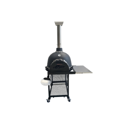 Grande - Wood-fire Pizza Oven Optional Mobile Stand - Midnight Black