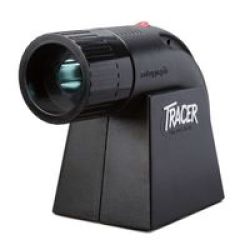 The Tracer Projector Enlarges Up To 10X Onto Vertical Surface 100 Watts Max