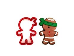Ninja Gingerbread Man Cookie Cutter