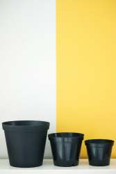 Black Plastic Pot - 30CM