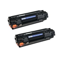Qink Compatible Replacement Laser Toner Cartridges For CB435A Hp 35A Black 2 Pack For Use In Hp Laserjet P1005 Laserjet P1006 Printers