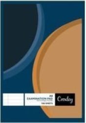 Croxley A4 Punched Exam Pads - 100 Pages 10 Pack - Feint & Margin