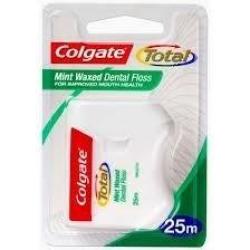 3 Pack Colgate Total Size 25M Mint Dental Floss