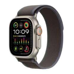 Apple Watch Ultra 2 49MM Titanium Case With Blue black Trail Loop Gps + Cell - New Open Box Limited Warranty