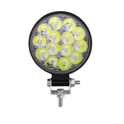 42W Round LED Work Spotlight Light Bar