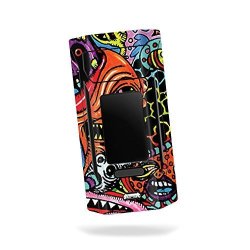 Mightyskins Skin For Wismec Reuleaux RX2 20700 21700 - Acid Trippy Protective Durable And Unique Vinyl Decal Wrap Cover Easy To Apply Remove