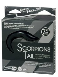 Scorpions Tail 7 5 Inch Pvc Waterproof Prostate Massager