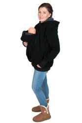 Modern Maternity Winter Coat Baby Sling Full Zip Up Hoodie
