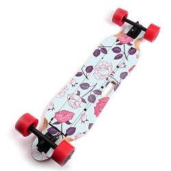 Mightyskins Skin For Blitzart Tornado 38" Electric Skateboard - Vintage Floral Protective Durable And Unique Vinyl Decal Wrap Cover Easy To Apply