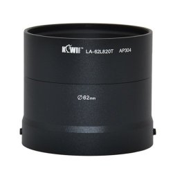 Kiwifotos LA-62L820T 62MM Filter Thread Lens Adapter For Nikon Coolpix L820 Digital Camera
