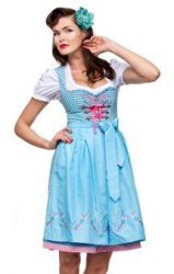 Genuine German Bavarian Dirndl costumes For Ladies Jasmin Tuerkis