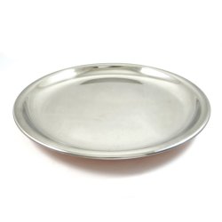 Special Traditional Round Shape Copper Steel Serving Plate Tray Platter Tableware Dinnerware MU133