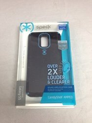 Speck - Candyshell Amped Case For Samsung Galaxy S 5 Cell Phones - Black jay Blue