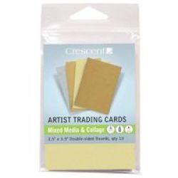 Artist Trading Cards Mixed Media Metallic Assorted 2.5X3.5INCHES Pack Of 10